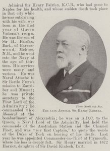 Avdøde admiral Sir Henry Fairfax av English Photographer
