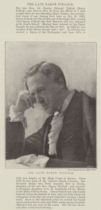 Avdøde baron Pollock av English Photographer