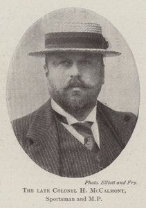 Avdøde oberst H McCalmont, Sportsman og MP av English Photographer