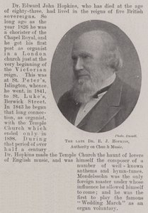 Avdøde Dr E J Hopkins, Authority on Church Music av English Photographer