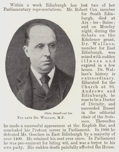 Avdøde Dr Wallace, MP av English Photographer