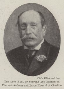 Den avdøde jarlen av Suffolk og Berkshire, viscount Andover og baron Howard av Charlton