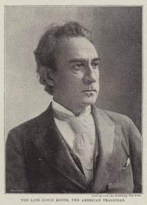 Avdøde Edwin Booth, den amerikanske tragedien av English Photographer