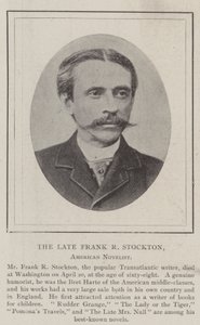 Avdøde Frank R Stockton, amerikansk romanforfatter av English Photographer