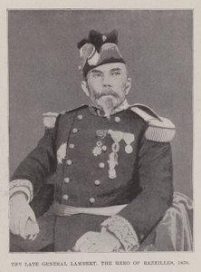 Avdøde general Lambert, helten fra Bazeilles, 1870 av English Photographer