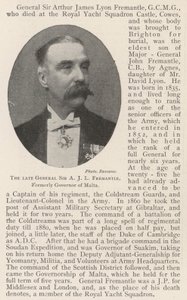 Avdøde general Sir A J L Fremantle, tidligere guvernør på Malta av English Photographer