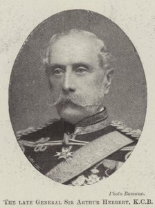 Avdøde general Sir Arthur Herbert, KCB av English Photographer