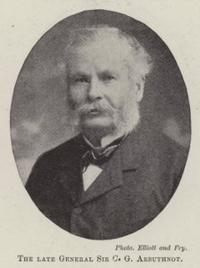 Avdøde general Sir CG Arbuthnot av English Photographer