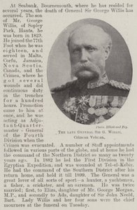 Avdøde general Sir G Willis, Krim-veteran av English Photographer
