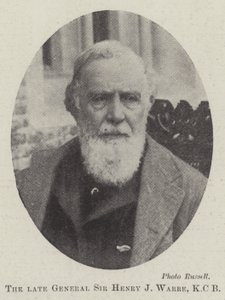 Avdøde general Sir Henry J Warre, KCB av English Photographer