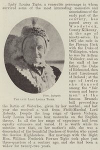 Avdøde Lady Louisa Tighe av English Photographer