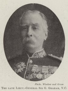 Avdøde generalløytnant Sir G Graham, VC av English Photographer