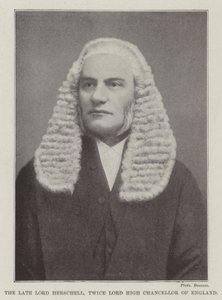 Avdøde Lord Herschell, to ganger Lord High Chancellor of England av English Photographer