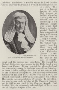 Avdøde Lord Justice Chitty av English Photographer