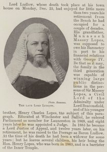 Avdøde Lord Ludlow av English Photographer