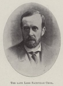 Avdøde Lord Sackville Cecil av English Photographer