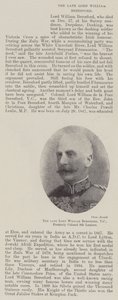 Avdøde Lord William Beresford, VC, tidligere oberst 9th Lancers av English Photographer