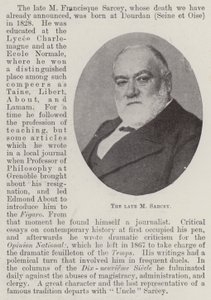 Avdøde M Sarcey av English Photographer