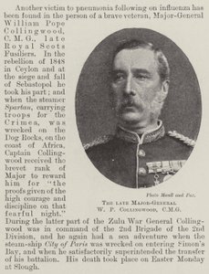 Avdøde generalmajor WP Collingwood, CMG av English Photographer