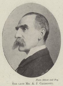 Avdøde Mr A J Caldicott av English Photographer