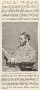Avdøde Alexander Craig Seller, MP av English Photographer