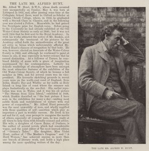 Avdøde herr Alfred W Hunt av English Photographer