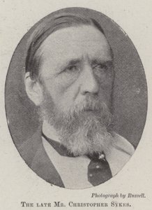 Avdøde herr Christopher Sykes av English Photographer