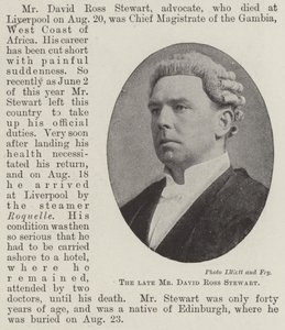 Avdøde David Ross Stewart av English Photographer