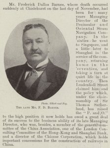 Avdøde Mr F D Barnes av English Photographer
