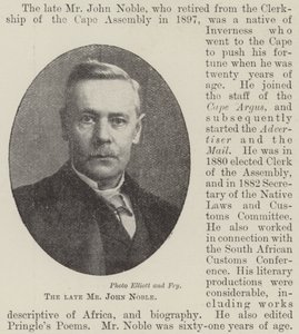 Avdøde Mr John Noble av English Photographer