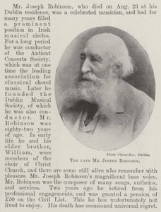 Avdøde herr Joseph Robinson av English Photographer