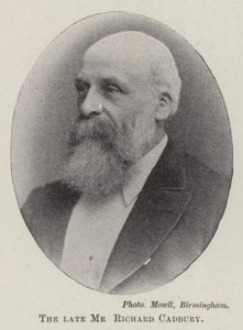 Avdøde herr Richard Cadbury av English Photographer