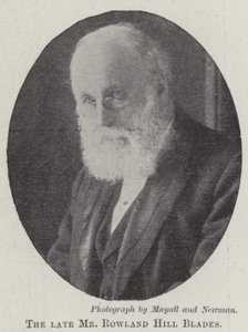 Avdøde Mr Rowland Hill Blades av English Photographer