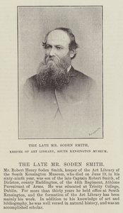 Avdøde Mr Soden Smith, Keeper of Art Library, South Kensington Museum av English Photographer