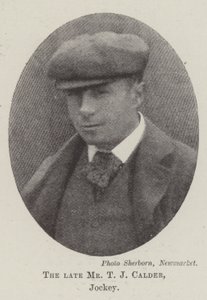 Avdøde Mr T J Calder, Jockey av English Photographer