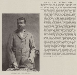 Avdøde Theodore Bent av English Photographer