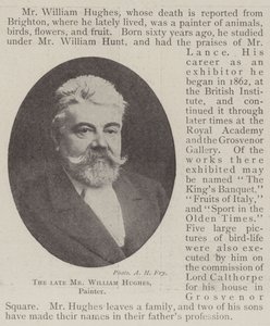Avdøde Mr William Hughes, maler av English Photographer