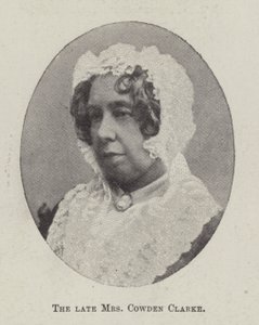 Avdøde fru Cowden Clarke av English Photographer
