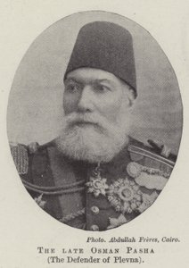 Avdøde Osman Pasha, Plevnas forsvarer av English Photographer