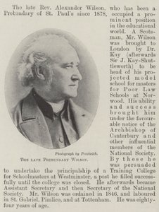 Avdøde prebendary Wilson av English Photographer