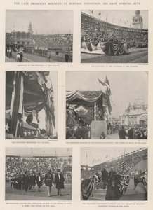Avdøde president McKinley på Buffalo Exposition, hans siste offisielle handlinger
