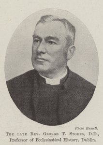 Avdøde pastor George T Stokes, DD, professor i kirkehistorie, Dublin av English Photographer