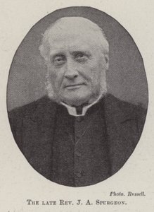 Avdøde pastor J A Spurgeon av English Photographer
