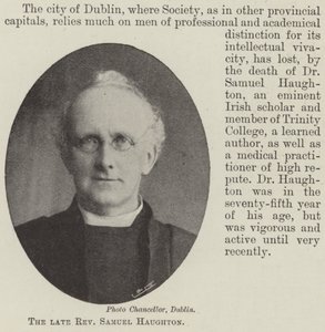 Avdøde pastor Samuel Haughton av English Photographer