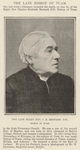 Den avdøde høyre pastor C B Bernard, DD, biskop av Tuam av English Photographer
