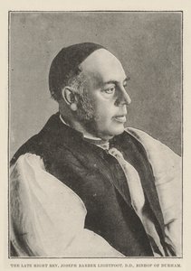 Den avdøde høyre pastor Joseph Barber Lightfoot, DD, biskop av Durham av English Photographer