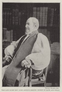 Den avdøde høyre pastor Lord Arthur Hervey, biskop av Bath and Wells av English Photographer
