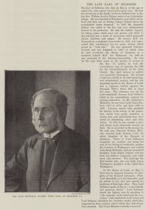 Avdøde Roundell Palmer, First Earl of Selborne, PC av English Photographer
