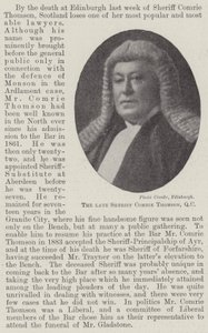 Avdøde sheriff Comrie Thomson, QC av English Photographer