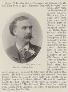 Avdøde herr Foli av English Photographer